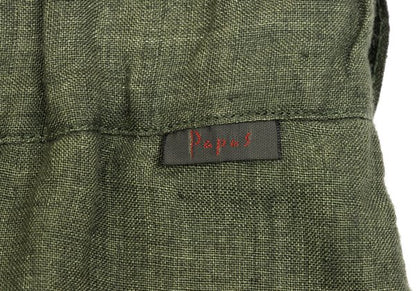 Papas Linen Tapered Pants Green Size 48M
