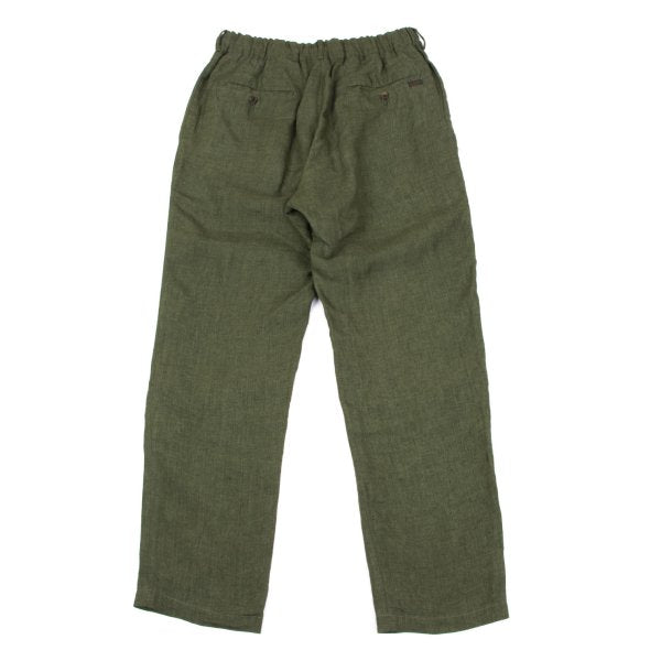 Papas Linen Tapered Pants Green Size 48M