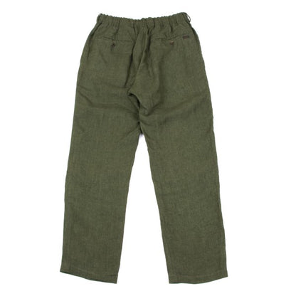 Papas Linen Tapered Pants Green Size 48M