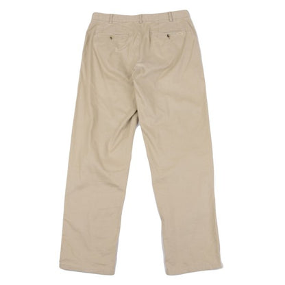 Papas Cotton-Linen Blend Stretch Pants Beige Size 48M