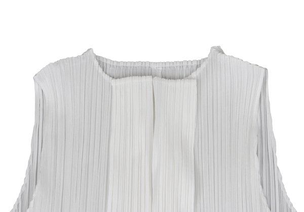 PLEATS PLEASE Sleeveless Skipper Dress White Size 3