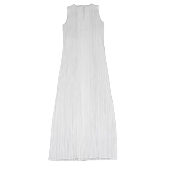 PLEATS PLEASE Sleeveless Skipper Dress White Size 3