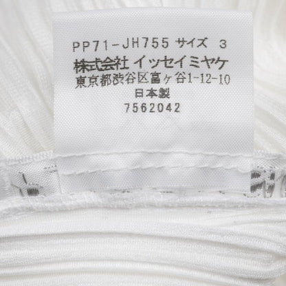 PLEATS PLEASE Sleeveless Skipper Dress White Size 3