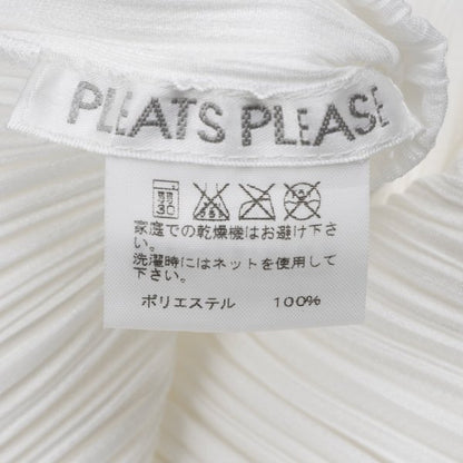 PLEATS PLEASE Sleeveless Skipper Dress White Size 3