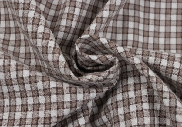 Papas Cotton Check Button-Down Flannel Shirt Brown Size M