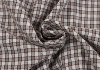 Papas Cotton Check Button-Down Flannel Shirt Brown Size M