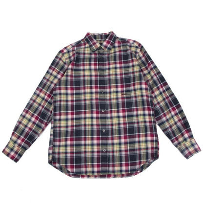 Papas Cotton Multi Over Check BD Flannel Shirt Multi Size M