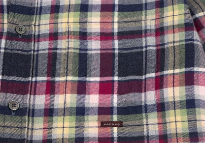 Papas Cotton Multi Over Check BD Flannel Shirt Multi Size M