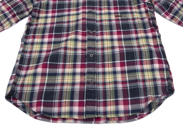 Papas Cotton Multi Over Check BD Flannel Shirt Multi Size M