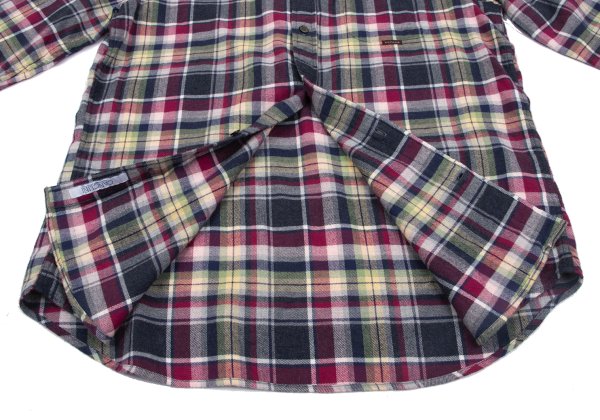 Papas Cotton Multi Over Check BD Flannel Shirt Multi Size M