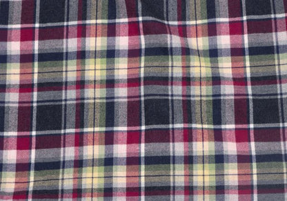 Papas Cotton Multi Over Check BD Flannel Shirt Multi Size M