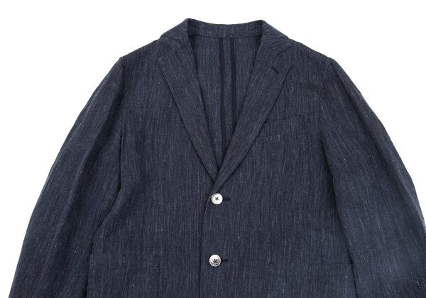 Papas+ Linen Denim-Like 2B Jacket Navy Size S
