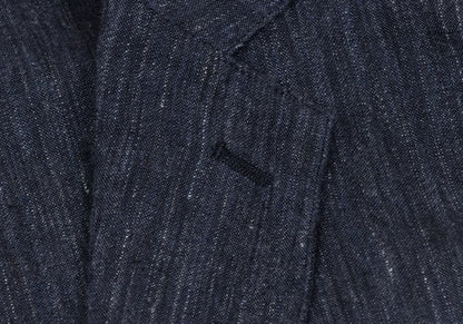 Papas+ Linen Denim-Like 2B Jacket Navy Size S