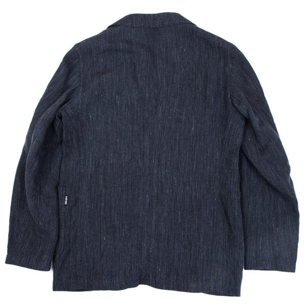 Papas+ Linen Denim-Like 2B Jacket Navy Size S