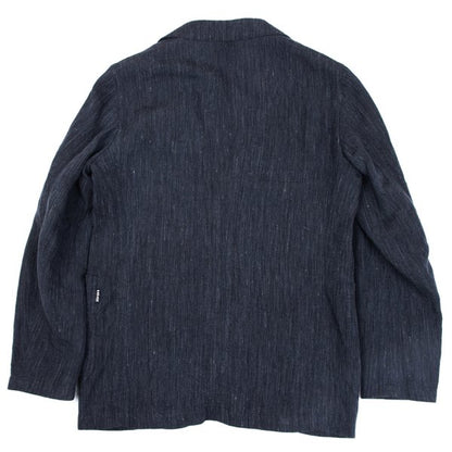 Papas+ Linen Denim-Like 2B Jacket Navy Size S