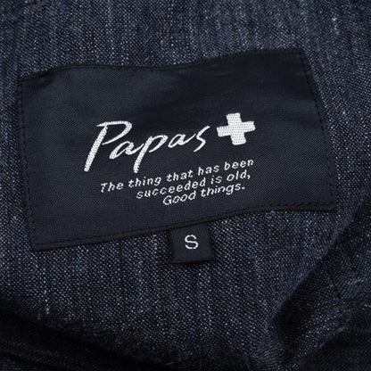 Papas+ Linen Denim-Like 2B Jacket Navy Size S