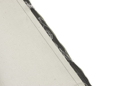 COMME des GARCONS HOMME Ecru Raw Edge Cotton Pants Size S