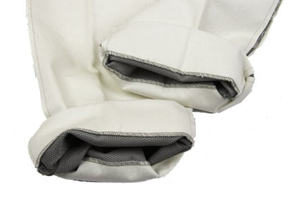 COMME des GARCONS HOMME Ecru Raw Edge Cotton Pants Size S