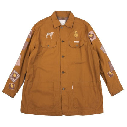 Pink House Karl Helmut Check Lining Patch Jacket Size M