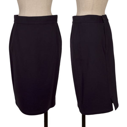 GIANNI VERSACE Purple Wool A-Line Skirt Size 40