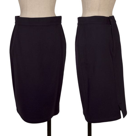 GIANNI VERSACE Purple Wool A-Line Skirt Size 40