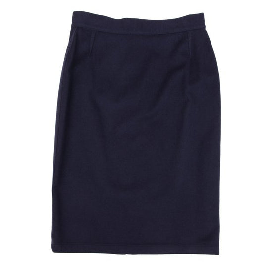 GIANNI VERSACE Purple Wool A-Line Skirt Size 40