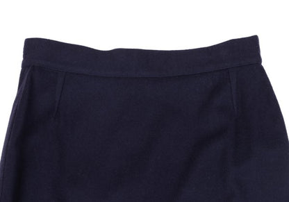 GIANNI VERSACE Purple Wool A-Line Skirt Size 40