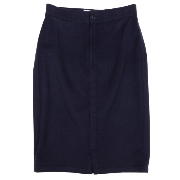 GIANNI VERSACE Purple Wool A-Line Skirt Size 40