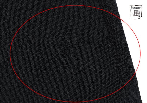Y's U U-Neck Knit Top Black Size 3