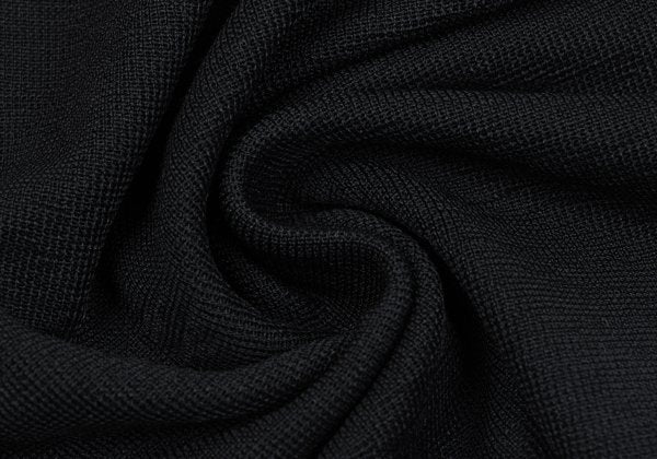 Y's U U-Neck Knit Top Black Size 3