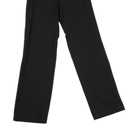 Y's Black Wool Gabardine Tapered Pants Size 1