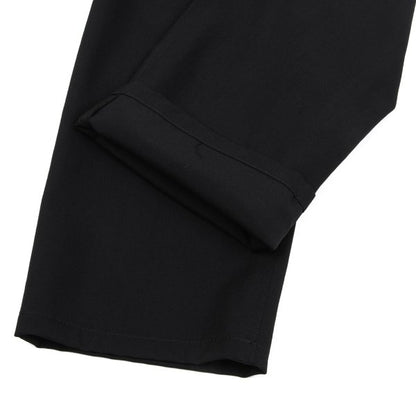 Y's Black Wool Gabardine Tapered Pants Size 1