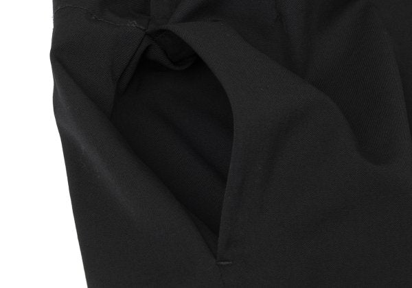 Y's Wool Gabardine Asymmetric Waist Cord Skirt Black Size 3