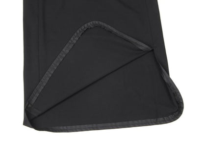 Y's Wool Gabardine Asymmetric Waist Cord Skirt Black Size 3