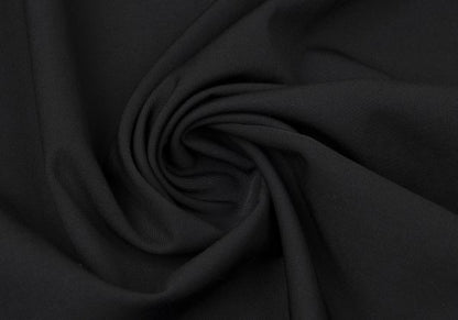 Y's Wool Gabardine Asymmetric Waist Cord Skirt Black Size 3