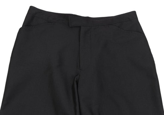 Y's Wool Poly Back Pocket Pants Black Size 3