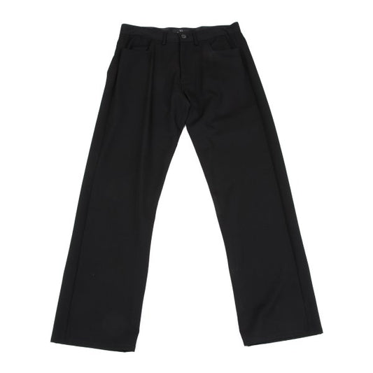 Y's Wool Square Pocket Pants Black Size 2