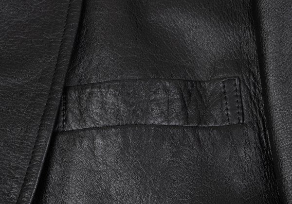 tricot COMME des GARCONS 80s Leather Jacket Black Size M