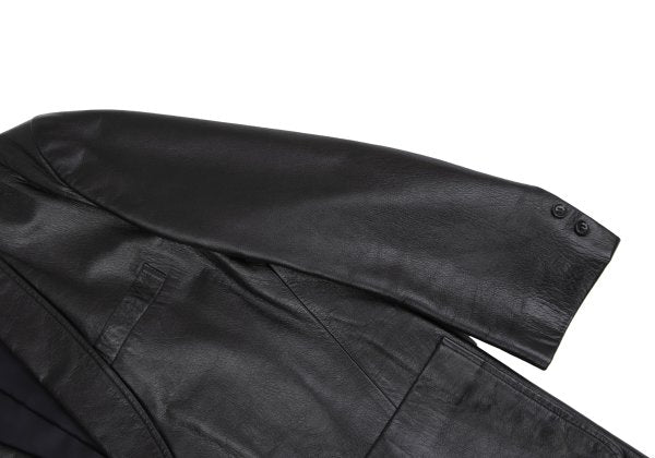 tricot COMME des GARCONS 80s Leather Jacket Black Size M
