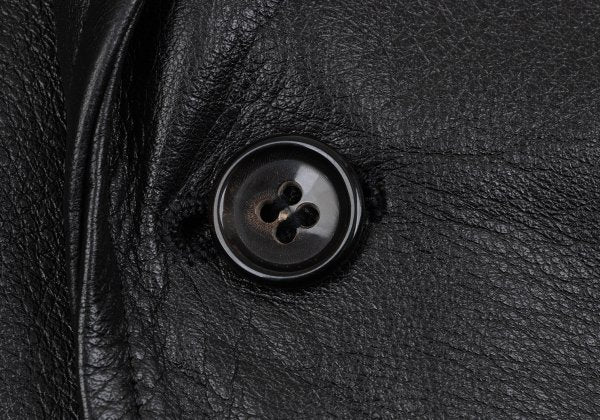 tricot COMME des GARCONS 80s Leather Jacket Black Size M