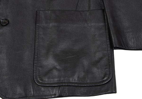 tricot COMME des GARCONS 80s Leather Jacket Black Size M