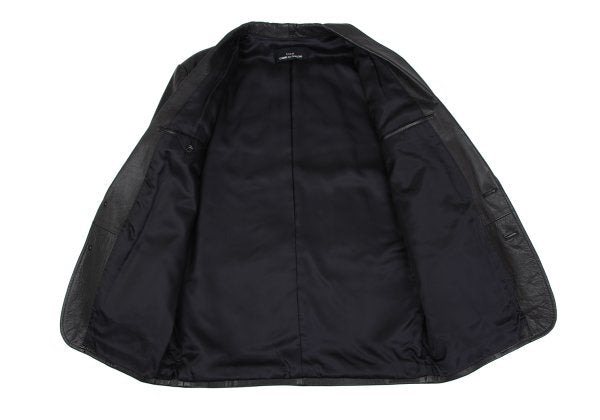tricot COMME des GARCONS 80s Leather Jacket Black Size M