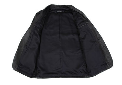 tricot COMME des GARCONS 80s Leather Jacket Black Size M