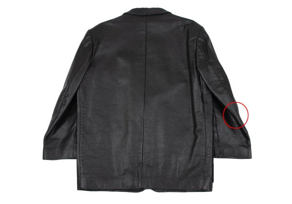 tricot COMME des GARCONS 80s Leather Jacket Black Size M