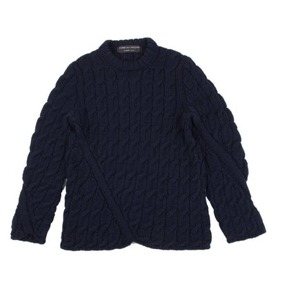COMME des GARCONS HOMME PLUS 97AW Wool Sweater Navy Size M