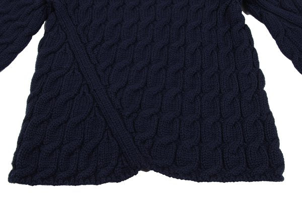 COMME des GARCONS HOMME PLUS 97AW Wool Sweater Navy Size M