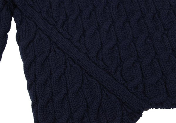 COMME des GARCONS HOMME PLUS 97AW Wool Sweater Navy Size M
