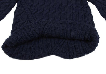 COMME des GARCONS HOMME PLUS 97AW Wool Sweater Navy Size M