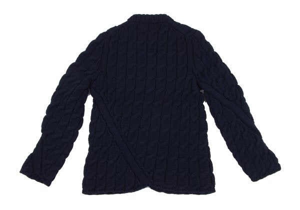 COMME des GARCONS HOMME PLUS 97AW Wool Sweater Navy Size M