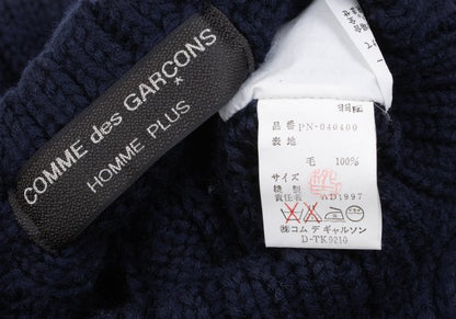 COMME des GARCONS HOMME PLUS 97AW Wool Sweater Navy Size M